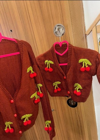 Diğer Anne kız el örgüsü hırka