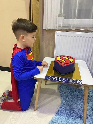 6 Yaş Beden Süperman kostüm