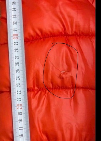 Kürklü Koyu Kırmızı Erkek Çocuk Mont - Görsel 7