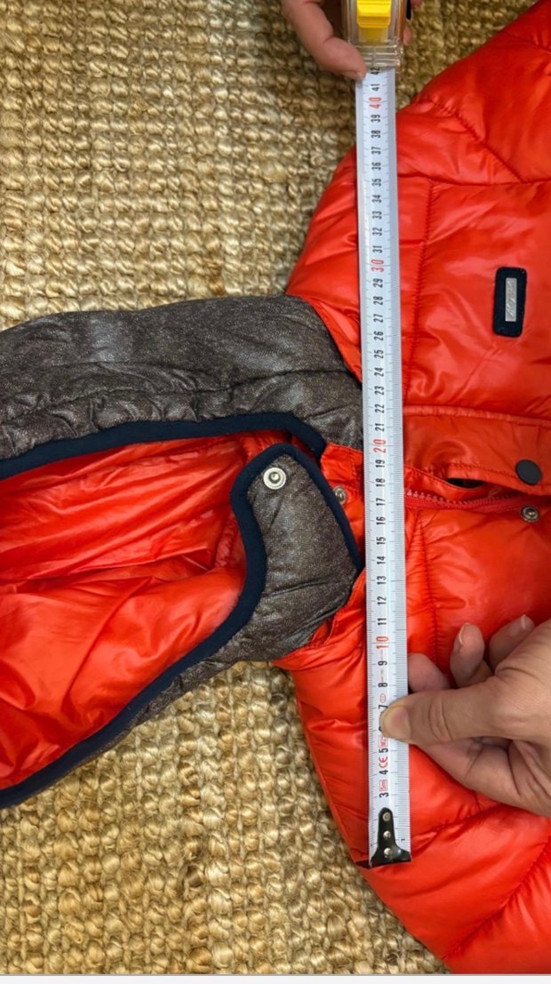 Kürklü Koyu Kırmızı Erkek Çocuk Mont - Görsel 4