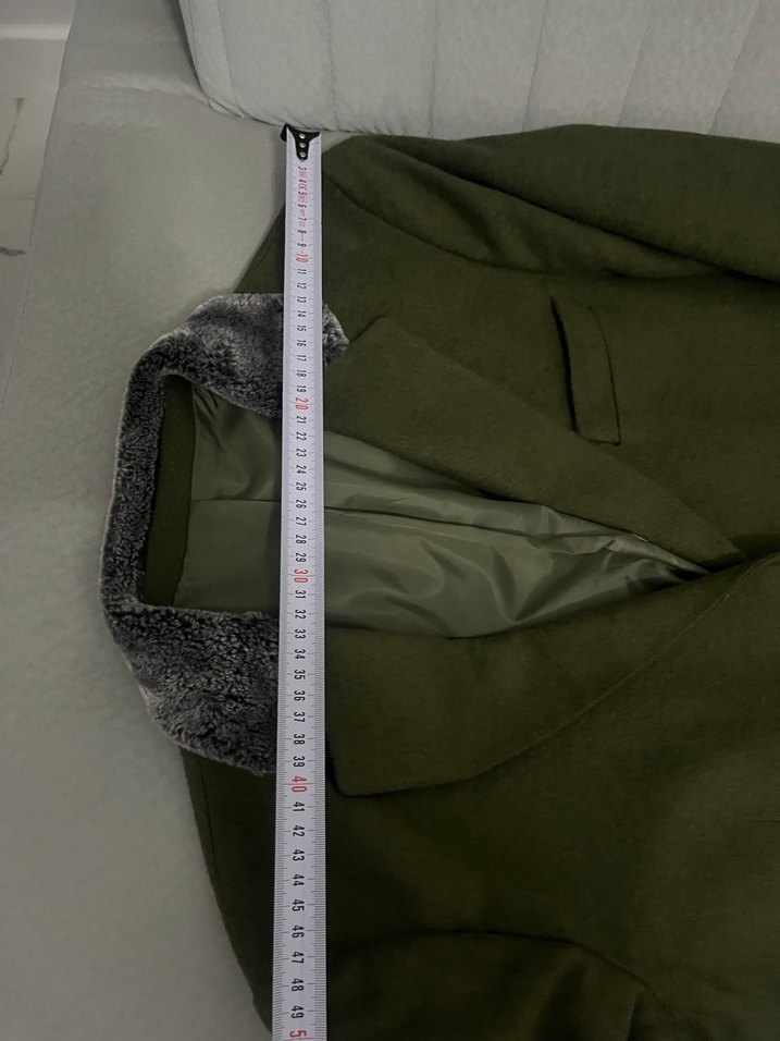 Düğmeli Erkek Kaban-Yelek Takım Kürk Yakalı - Görsel 3