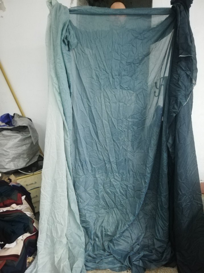 Zümrüt yeşili parça Tül Dikilmemiş - Görsel 4