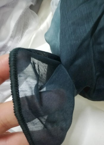 Zümrüt yeşili parça Tül - Görsel 3