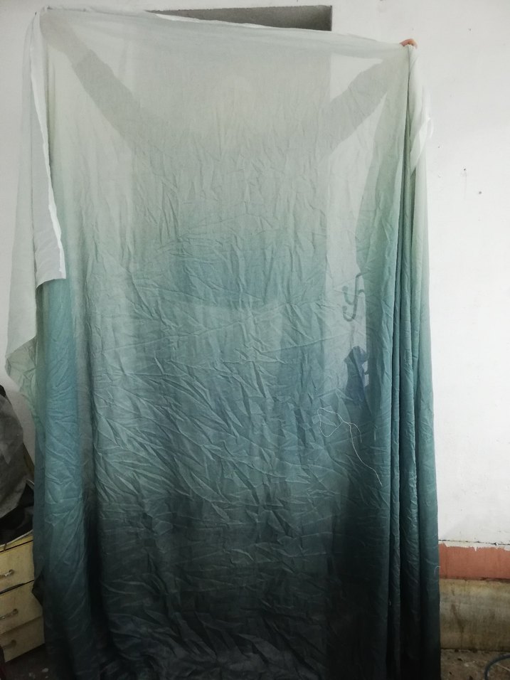 Zümrüt yeşili parça Tül - Görsel 4