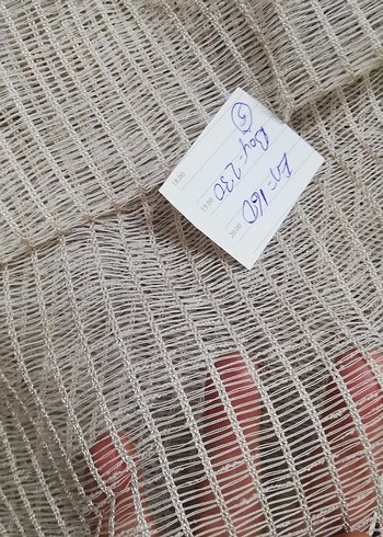 Bohem Tarzı Bej İnce Tül Perde - Görsel 3