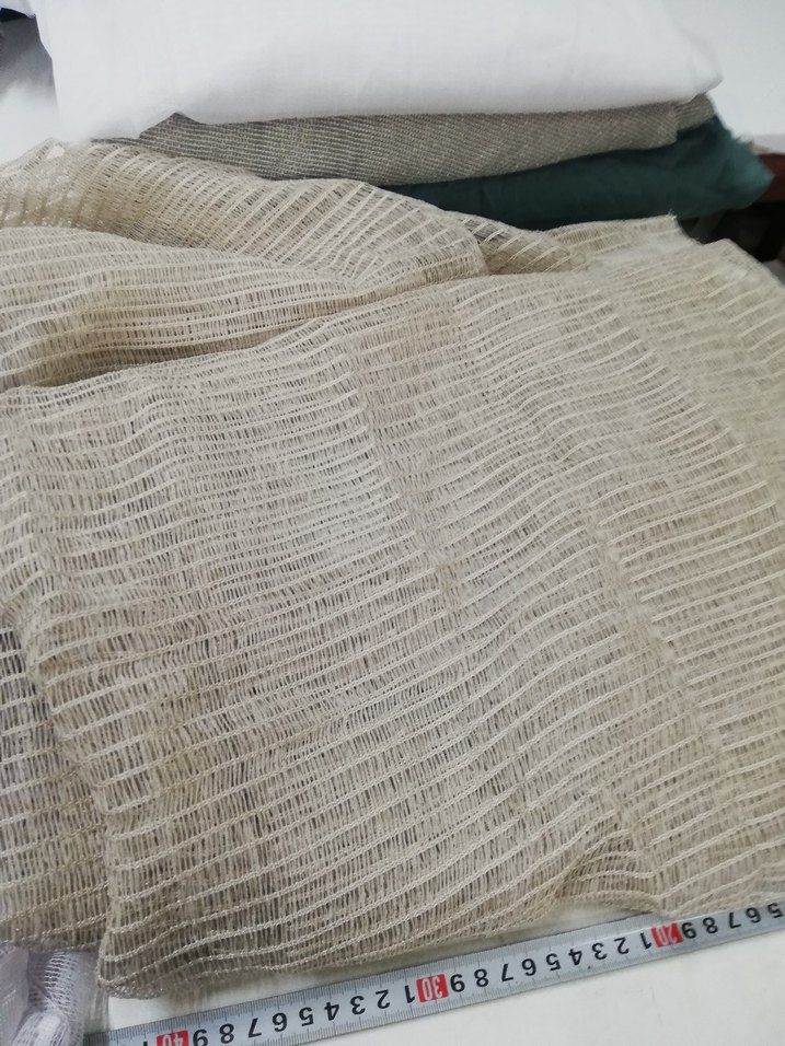 Bohem Tarzı Bej İnce Tül Perde - Görsel 2