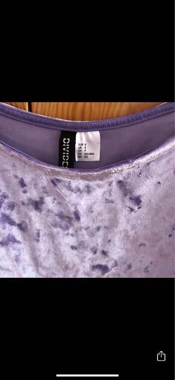 s Beden H&M kadife askılı bluz