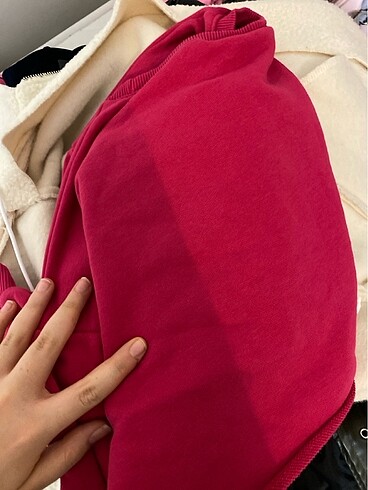 addax fuşya ceop sweatshirt - Görsel 6