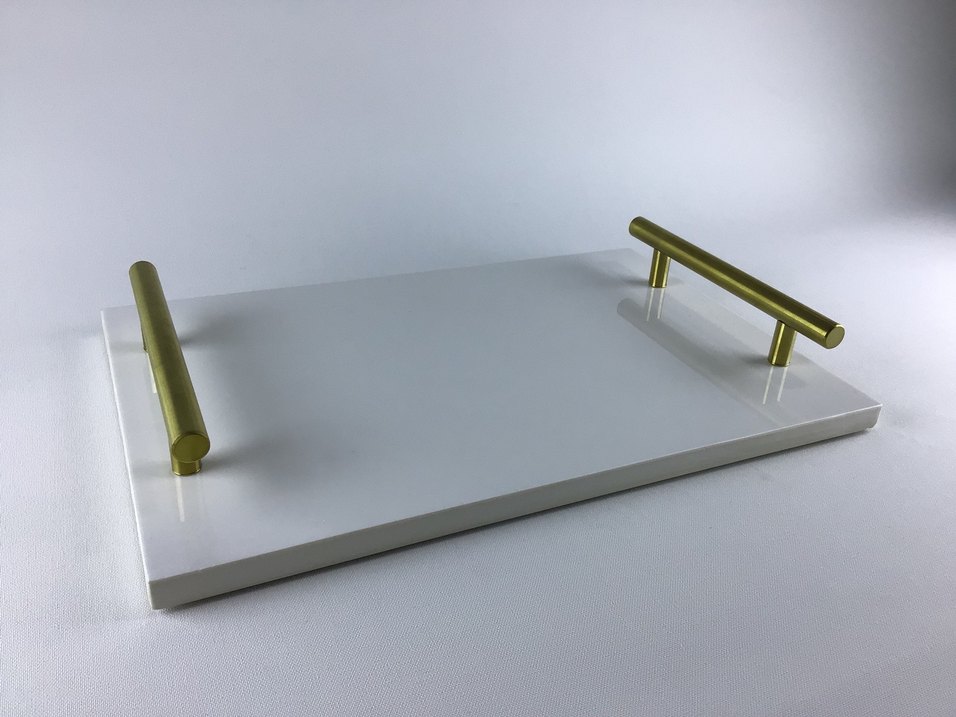 Beyaz Dekoratif Sunumluk - Görsel 4