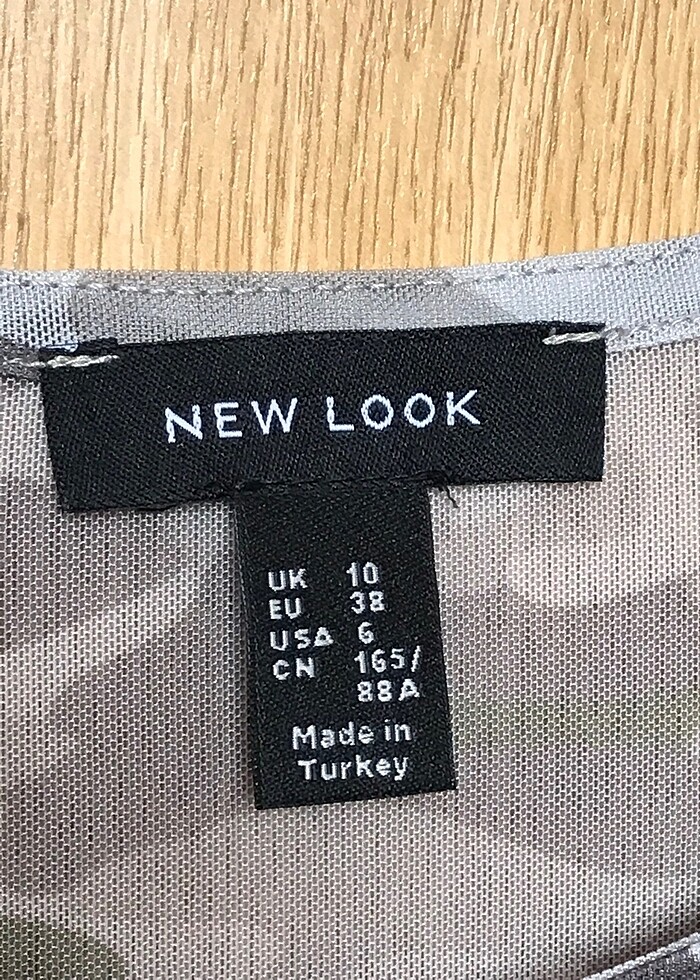 new look marka kamuflaj desenli üst - Görsel 3