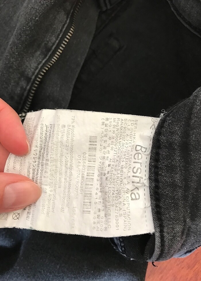 bershka skinny pantolon cepsiz - Görsel 3
