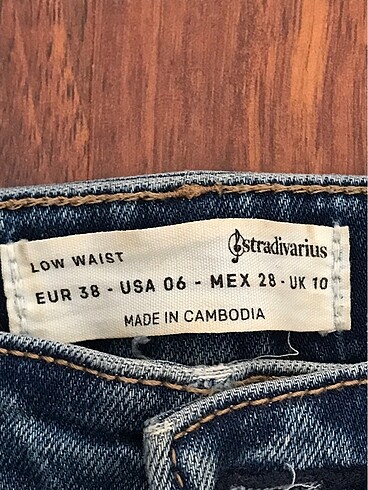 stradivarius 38 beden jean - Görsel 6