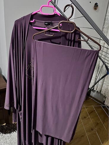 3lü tunik ceketli  takım - Görsel 3