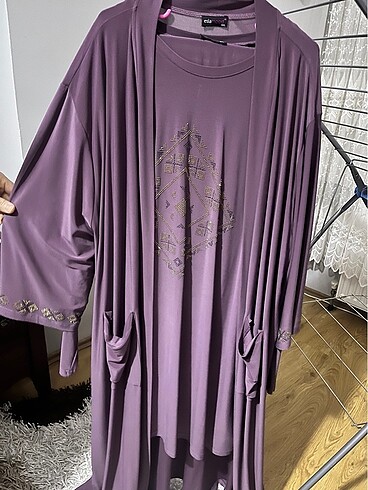 3lü tunik ceketli  takım - Görsel 2