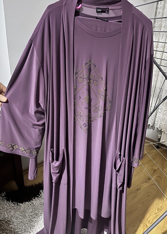 3lü tunik ceketli  takım - Görsel 2