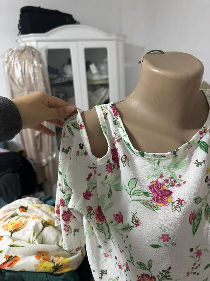 Çiçekli bluz - Görsel 2