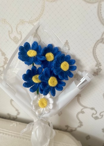 Örgü papatya - Görsel 2