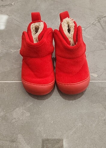 Vicco Kırmızı Bebek Panduf 