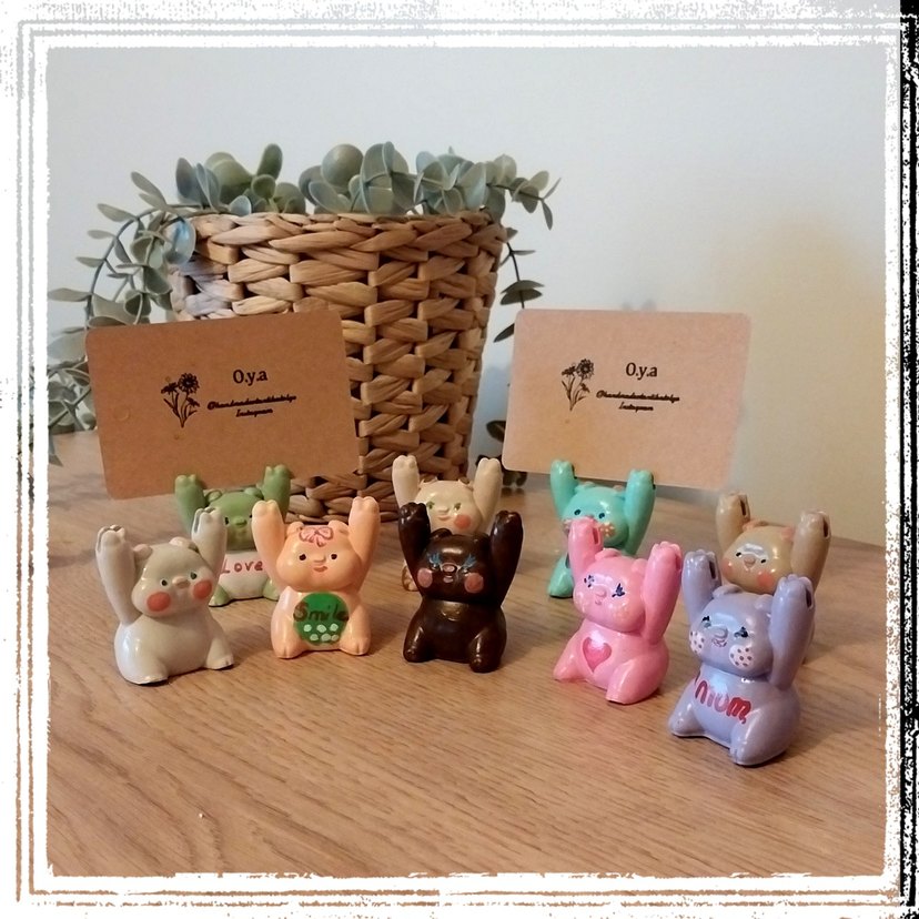 Sevimli minnoş  Kart Tutucular - Görsel 5