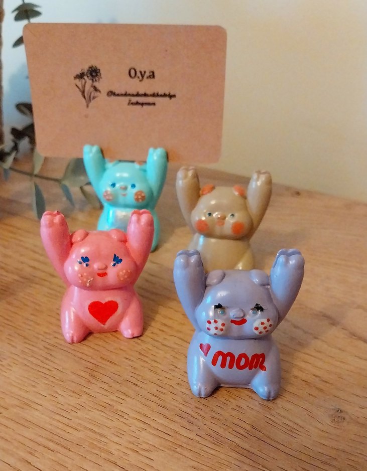 Sevimli minnoş  Kart Tutucular - Görsel 2