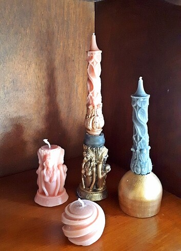 Şamdan mum set