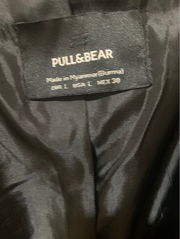 Pull and Bear Kısa deri ceket