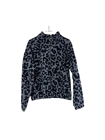 Leopar desen sweatshirt