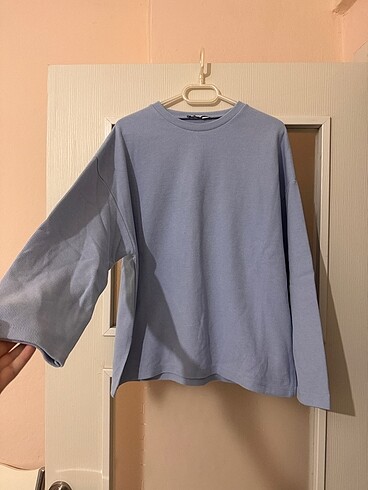 Stradivarius Stradivarius mavi sweatshirt bluz