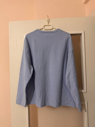 m Beden mavi Renk Stradivarius mavi sweatshirt bluz