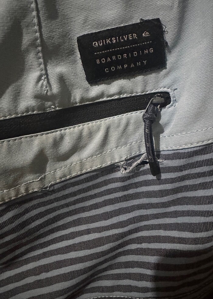 QUIKSILVER deniz şortu gri - Görsel 5