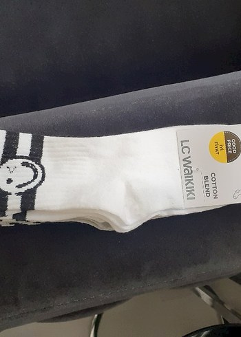 LC Waikiki Erkek Pamuklu Yüksek Bilek Çorap 5'li - Görsel 6