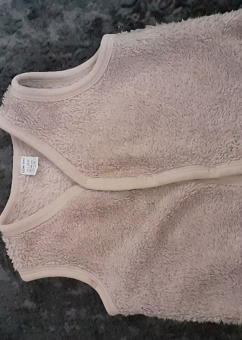 Kürklü Kolsuz Yelek - Görsel 2