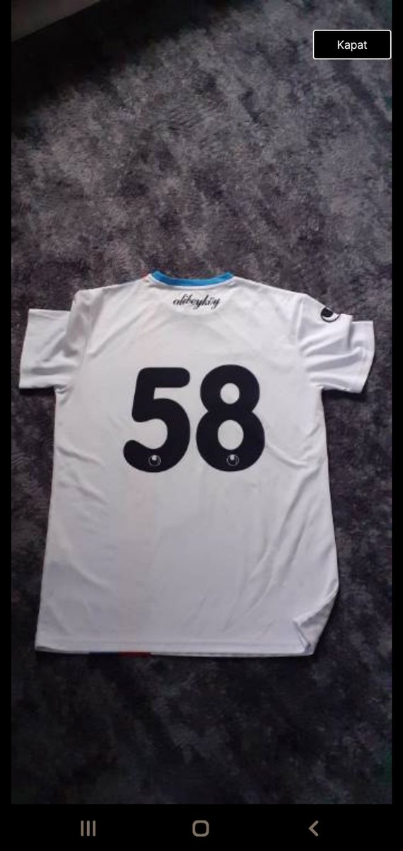 Beyaz Erkek Kısa Kollu Spor Tişört - Görsel 2