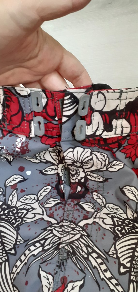 Desenli Kemerli Erkek Mini Şort - Görsel 2