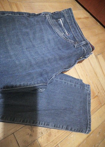 Kadın Mavi Kot Pantolon - Görsel 3