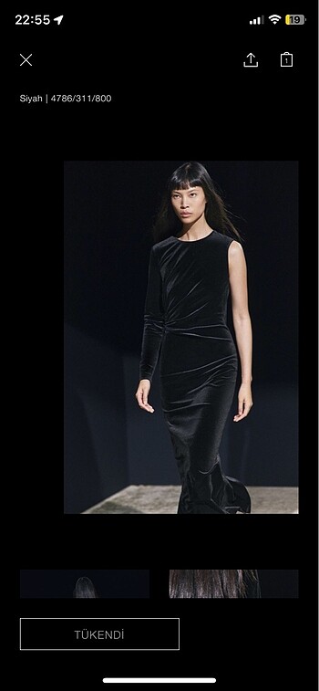 Zara zara zw collection kaife elbise