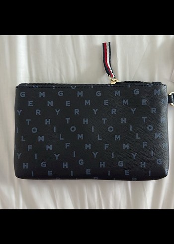 Tommy Hilfiger Siyah Deri Fermuarlı Cüzdan - Görsel 2