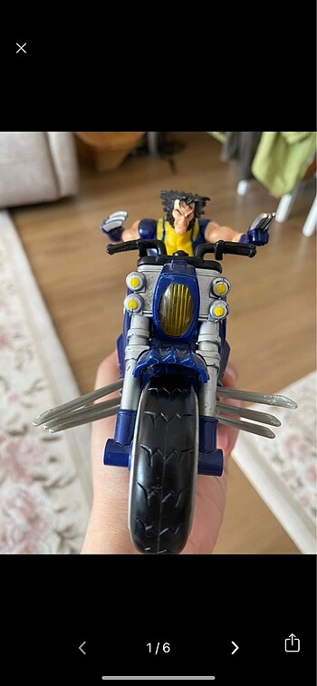2008 Hasbro Motorsikletli Wolverine