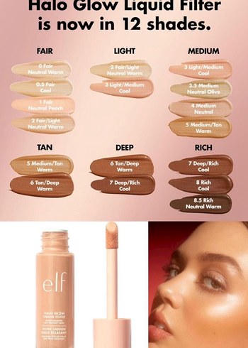 E.L.F Bej Parlak Sıvı Fondöten - elf