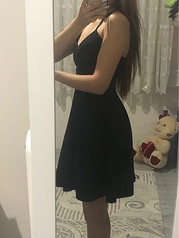 s Beden Siyah elbise