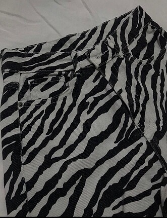 s Beden çeşitli Renk Zebra desen jean