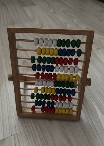 Ikea Renkli Ahsap Abakus Eglenceli Ve Pratik Matematik Oyuncagi