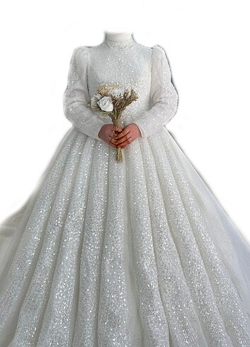 Tesettür Gelinlik  - Görsel 4