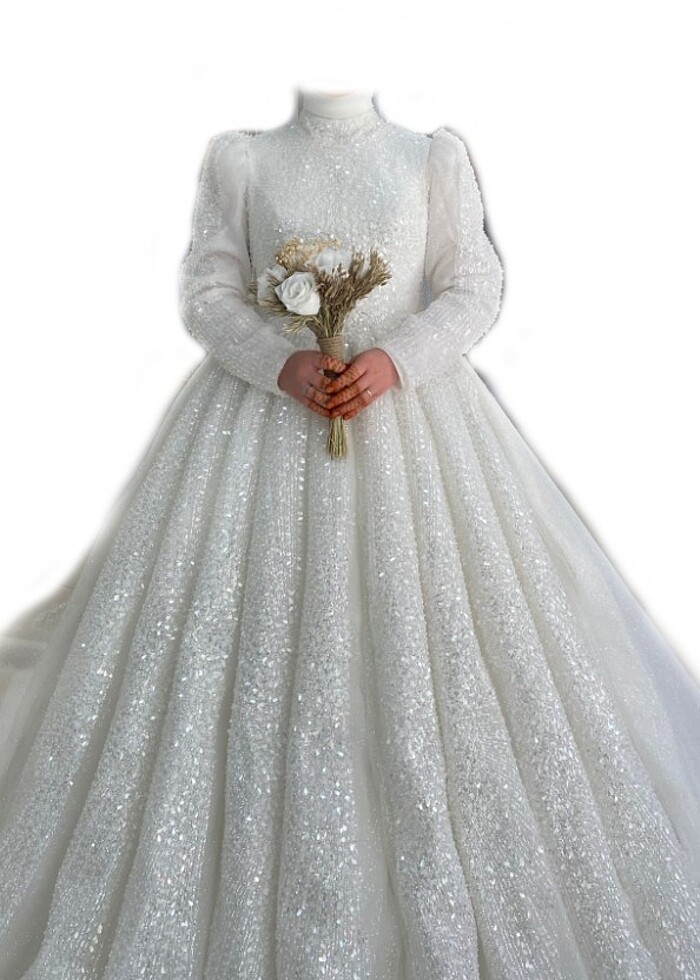 Tesettür Gelinlik  - Görsel 4