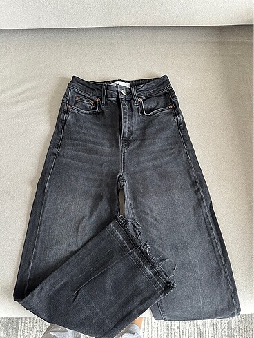 Yüksek bel flare jean