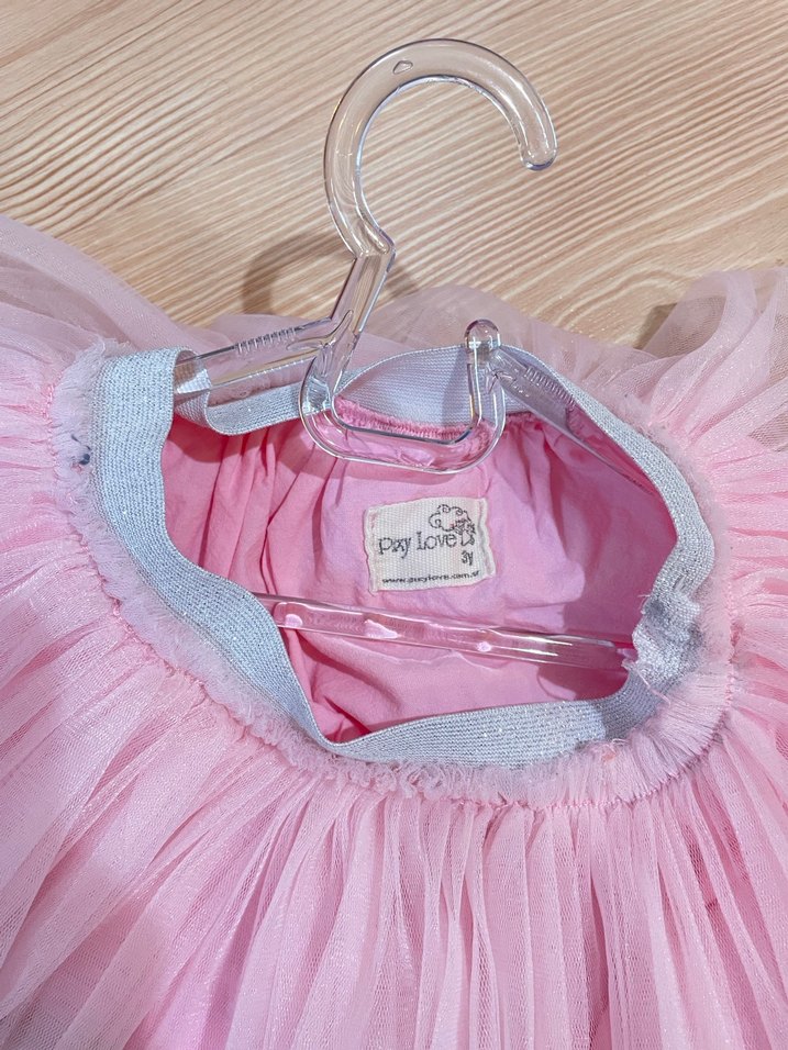 Pembe Fırfırlı Kız Çocuk Etek - Görsel 4