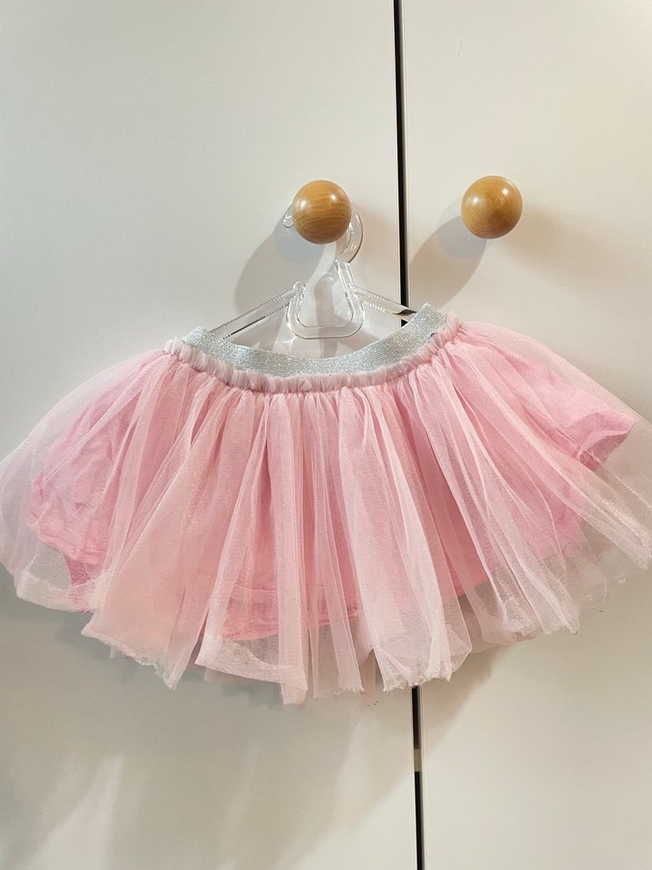 Pembe Fırfırlı Kız Çocuk Etek - Görsel 2
