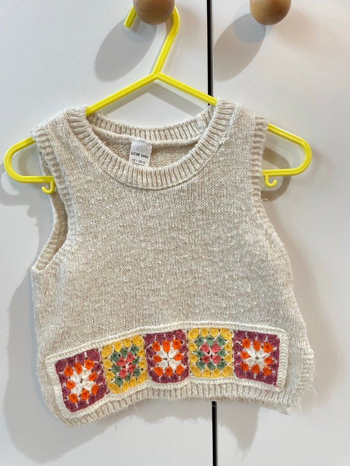 Nakışlı Bohem Kadın Triko Süveter - Görsel 3