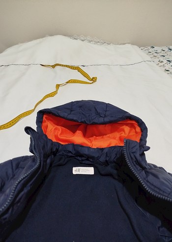 Erkek Çocuk Lacivert Kapüşonlu Mont - Görsel 3