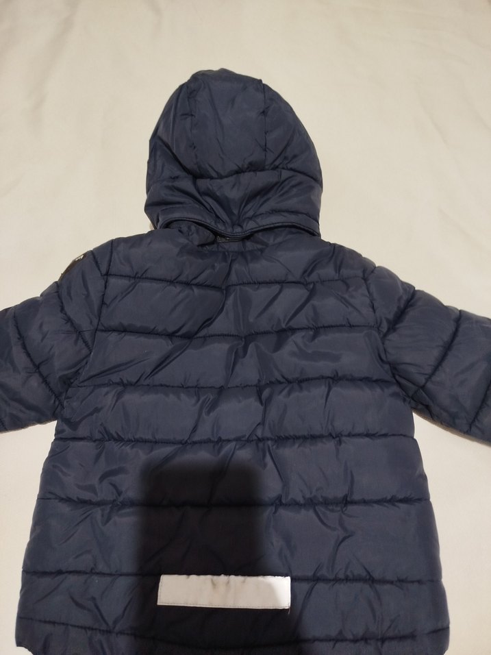 Erkek Çocuk Lacivert Kapüşonlu Mont - Görsel 4